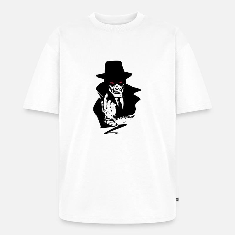 Dämon - Unisex Premium Oversized Bio T-Shirt - Weiß