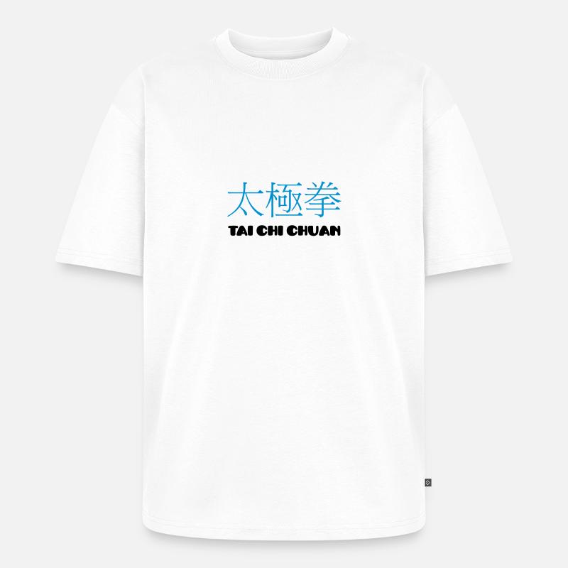 Tai chi chuan - Unisex Premium Oversized Bio T-Shirt - Weiß