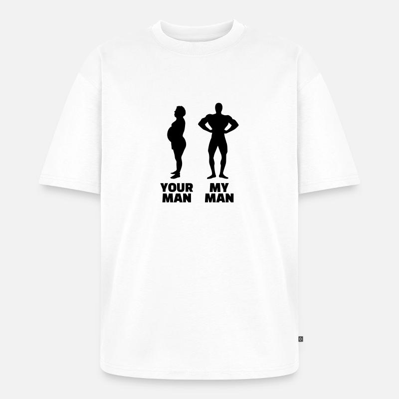 Ehemann - Unisex Premium Oversized Bio T-Shirt - Weiß