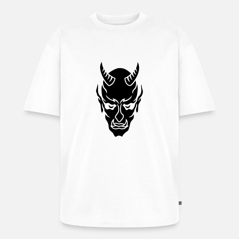 teufel - Unisex Premium Oversized Bio T-Shirt - Weiß
