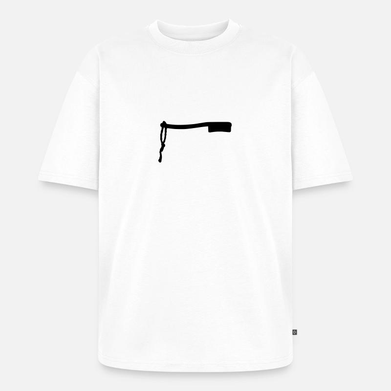 Boulderbrush - Unisex Premium Oversized Bio T-Shirt - Weiß
