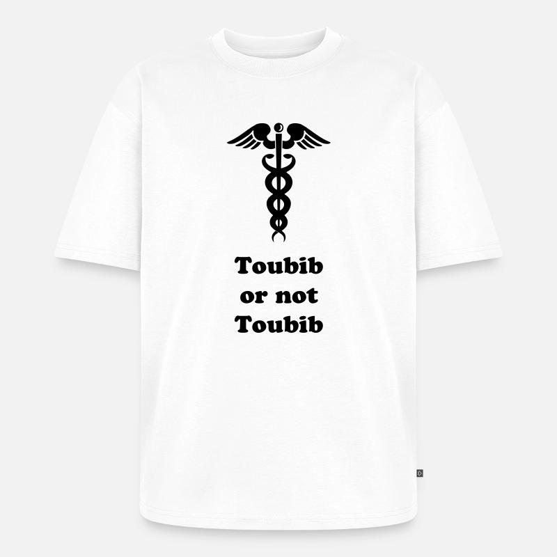 Doktor Arzt oder nicht? - Unisex Premium Oversized Bio T-Shirt - Weiß