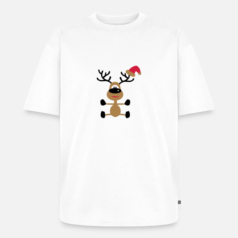 Weihnachten - Unisex Premium Oversized Bio T-Shirt - Weiß