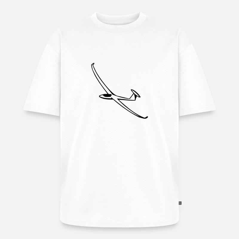 vol à voile - T-shirt Premium bio oversize Unisexe - blanc