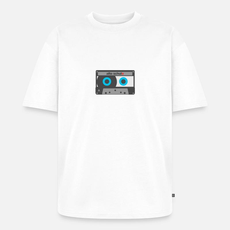 Alte Schule - Unisex Premium Oversized Bio T-Shirt - Weiß