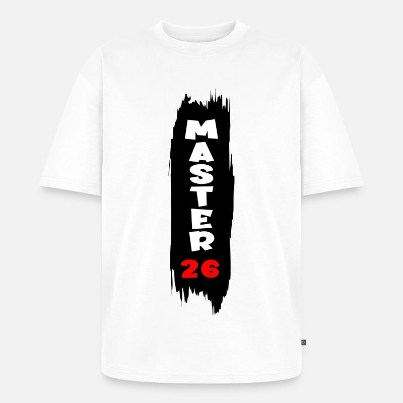 Master 2026 - Unisex Premium Oversized Bio T-Shirt - Weiß