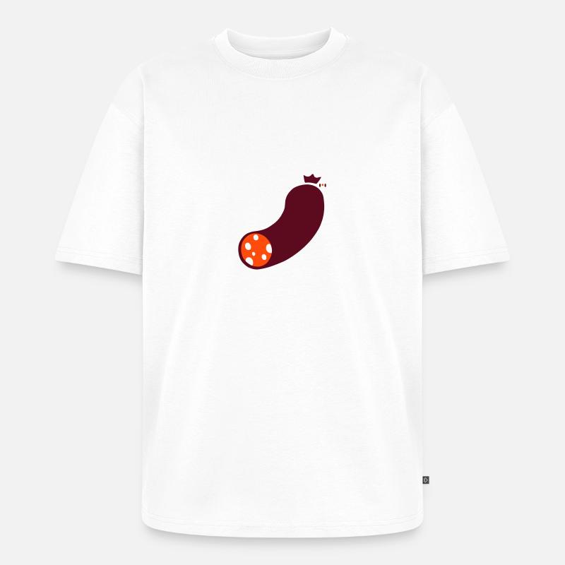 wurst - Unisex Premium Oversized Bio T-Shirt - Weiß