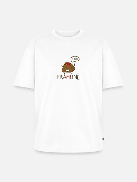 Praline - Unisex Premium Oversized Bio T-Shirt - Weiß