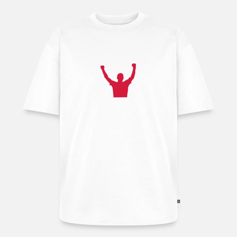 Gewinner - Unisex Premium Oversized Bio T-Shirt - Weiß