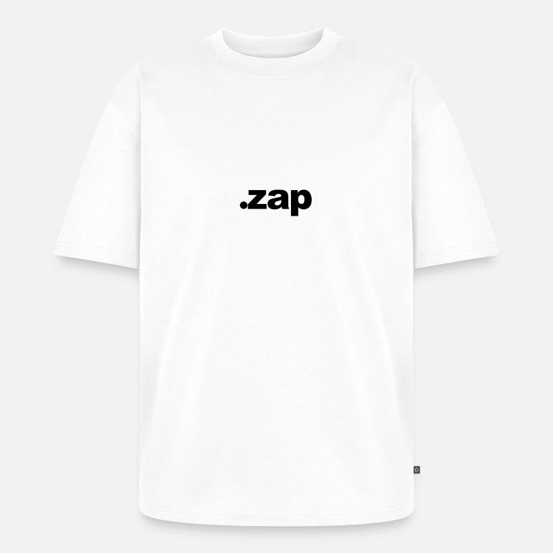 dot zap - Unisex Premium Oversized Bio T-Shirt - Weiß