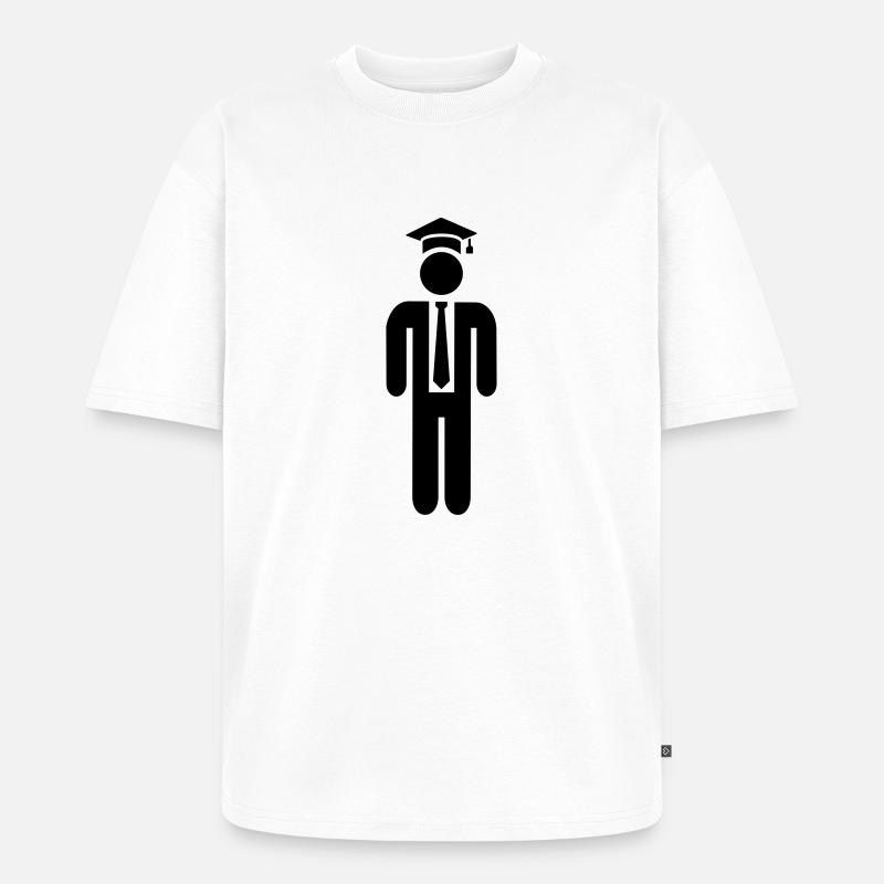 Professor - Unisex Premium Oversized Bio T-Shirt - Weiß