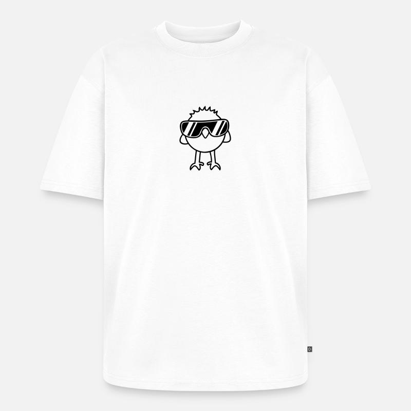 Cool Chick - Unisex Premium Oversized Bio T-Shirt - Weiß
