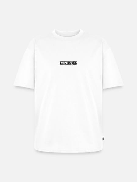 Acid House - Unisex Premium Oversized Organic T-Shirt - white