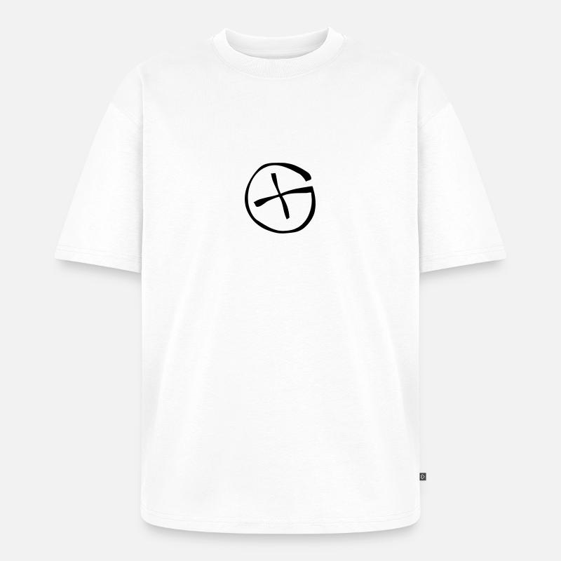Geocaching - Unisex Premium Oversized Bio T-Shirt - Weiß