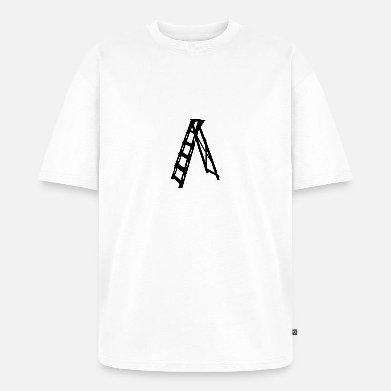 Leiter - Unisex Premium Oversized Bio T-Shirt - Weiß
