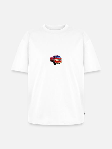 W50 Feuerwehr Spritze IFA - Unisex Premium Oversized Bio T-Shirt - Weiß