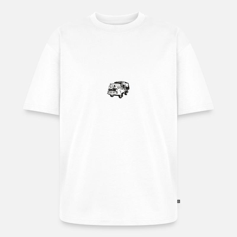 Robur Pritsche LO LD IFA - Unisex Premium Oversized Bio T-Shirt - Weiß
