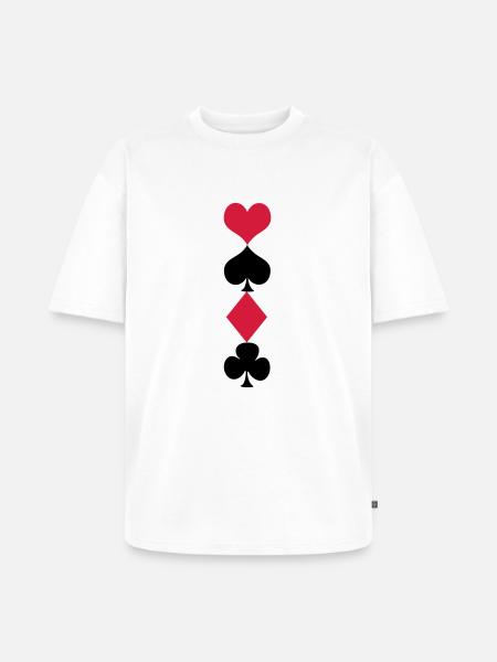 Kartendeck - Unisex Premium Oversized Organic T-Shirt - white