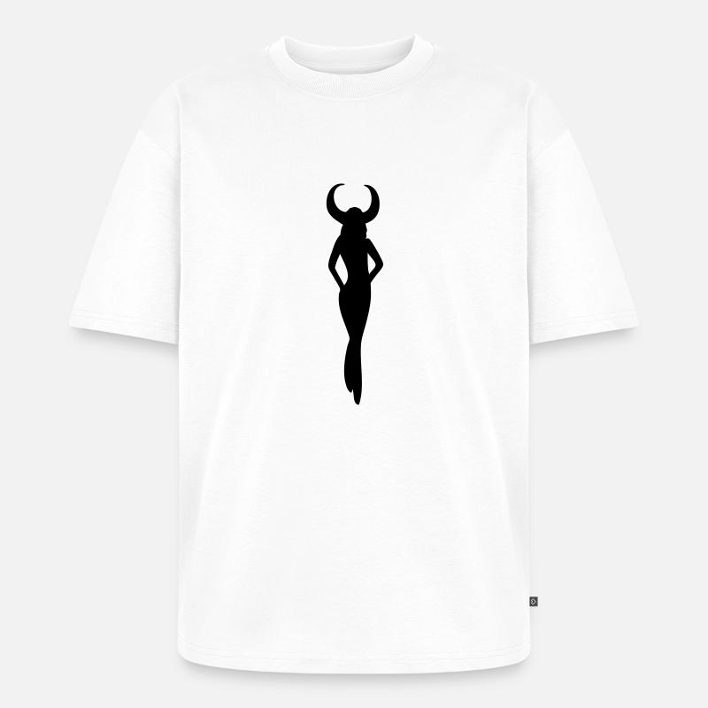 Sternzeichen Stier - Unisex Premium Oversized Bio T-Shirt - Weiß