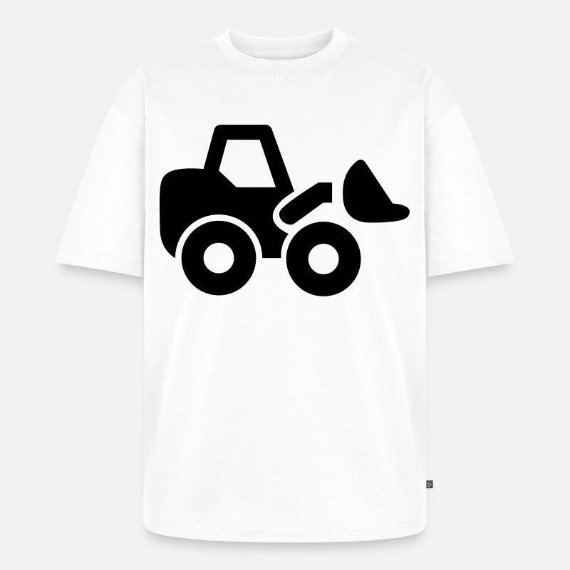Bagger - Unisex Premium Oversized Bio T-Shirt - Weiß