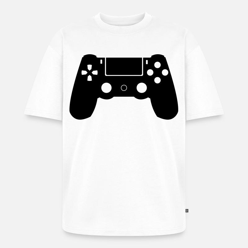 Controller - Unisex Premium Oversized Bio T-Shirt - Weiß