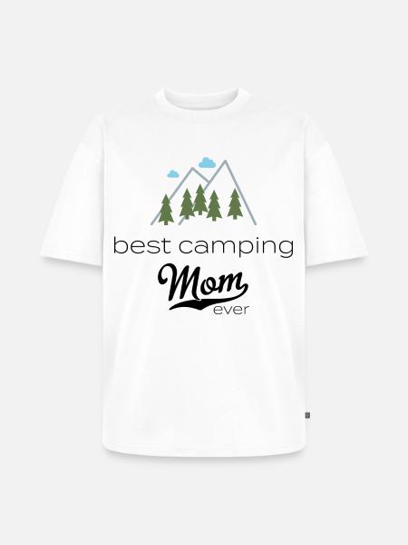 camper - Unisex Premium Oversized Organic T-Shirt - white
