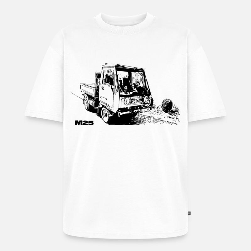 Multicar - Unisex Premium Oversized Bio T-Shirt - Weiß