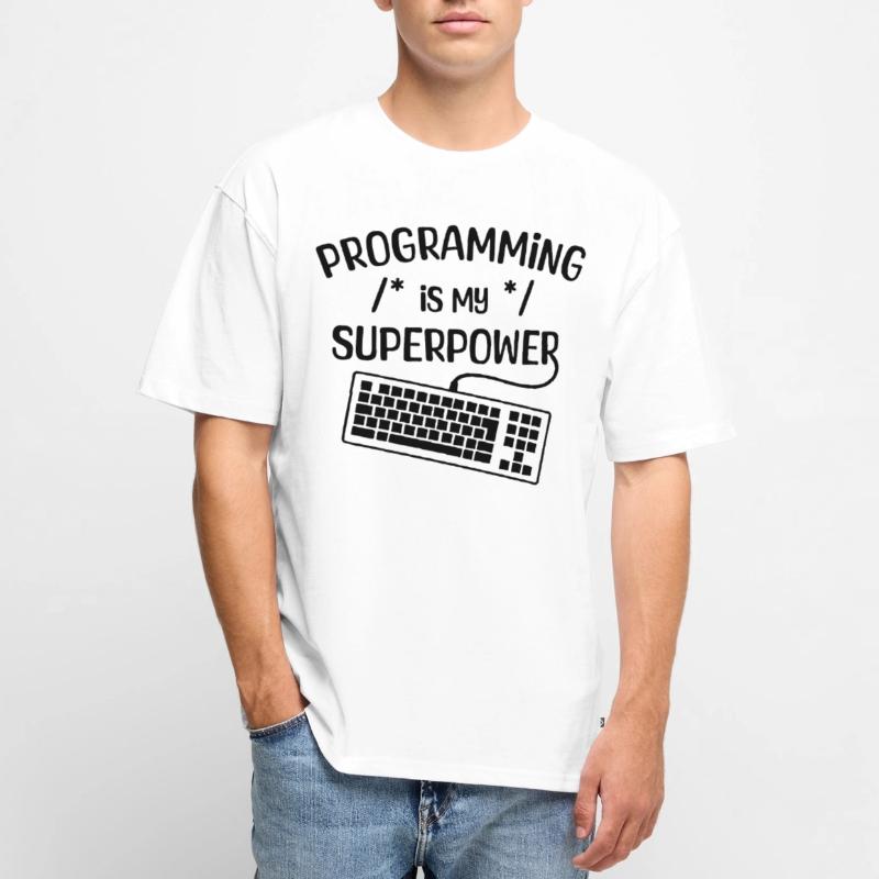 Computer Freak Statement Developer Programmer Unisex Premium Oversized Organic T-Shirt