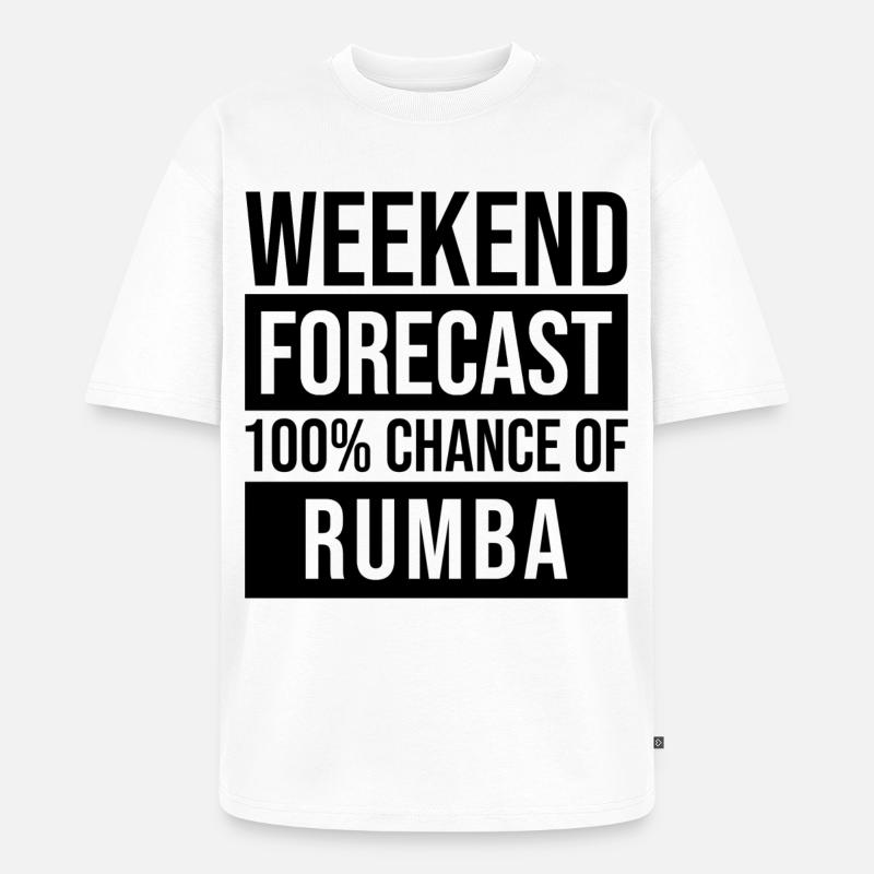 Rumba - Unisex Premium Oversized Bio T-Shirt - Weiß