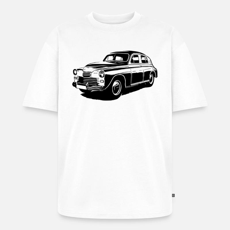 Pobeda Elegance - Unisex Premium Oversized Bio T-Shirt - Weiß