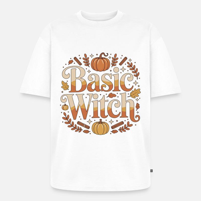 Witchcraft Basic Witch Enchanted Tarot Reading - Unisex Premium Oversized Bio T-Shirt - Weiß