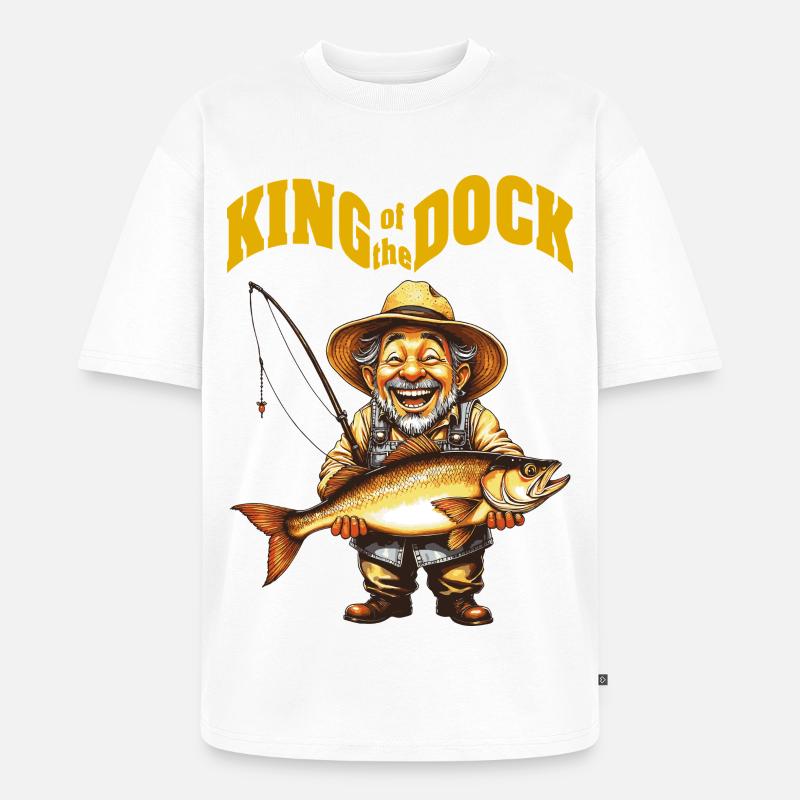 KingOTD - Unisex Premium Oversized Bio T-Shirt - Weiß