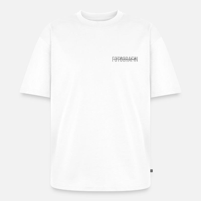Fotografin mit Leidenschaft - Unisex Premium Oversized Bio T-Shirt - Weiß