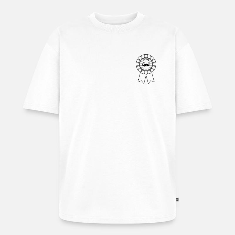 Bester Ged - Unisex Premium Oversized Bio T-Shirt - Weiß