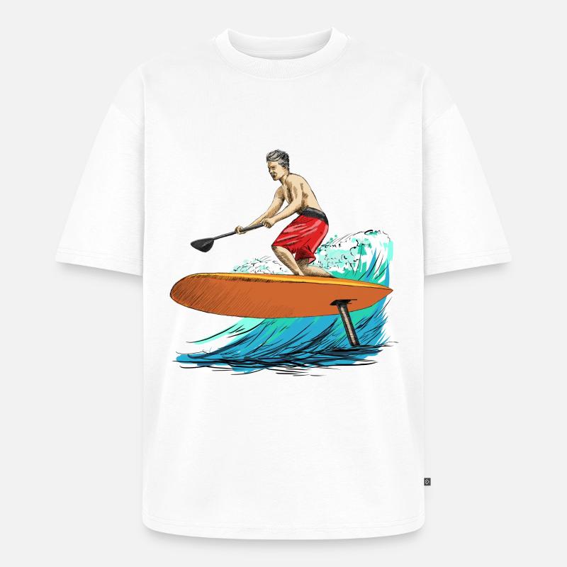 foiling - Unisex Premium Oversized Bio T-Shirt - Weiß