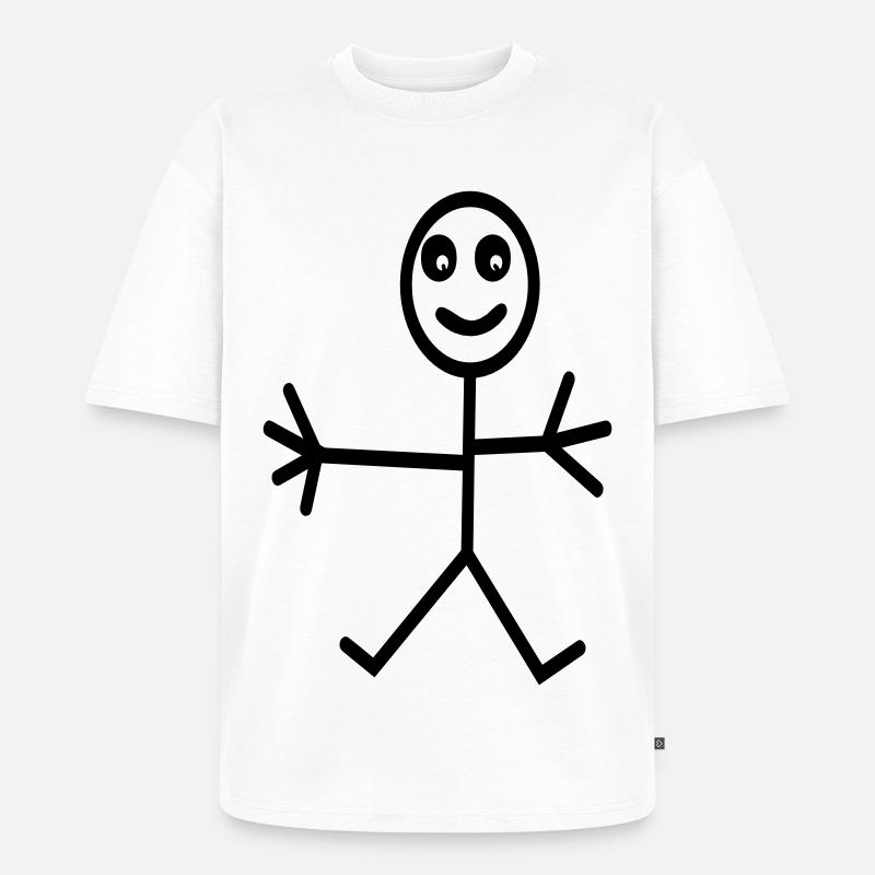 Comic - Unisex Premium Oversized Bio T-Shirt - Weiß