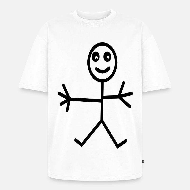 comic - Unisex Premium Oversized Bio T-Shirt - Weiß