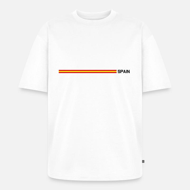 Spain - Unisex Premium Oversized Bio T-Shirt - Weiß