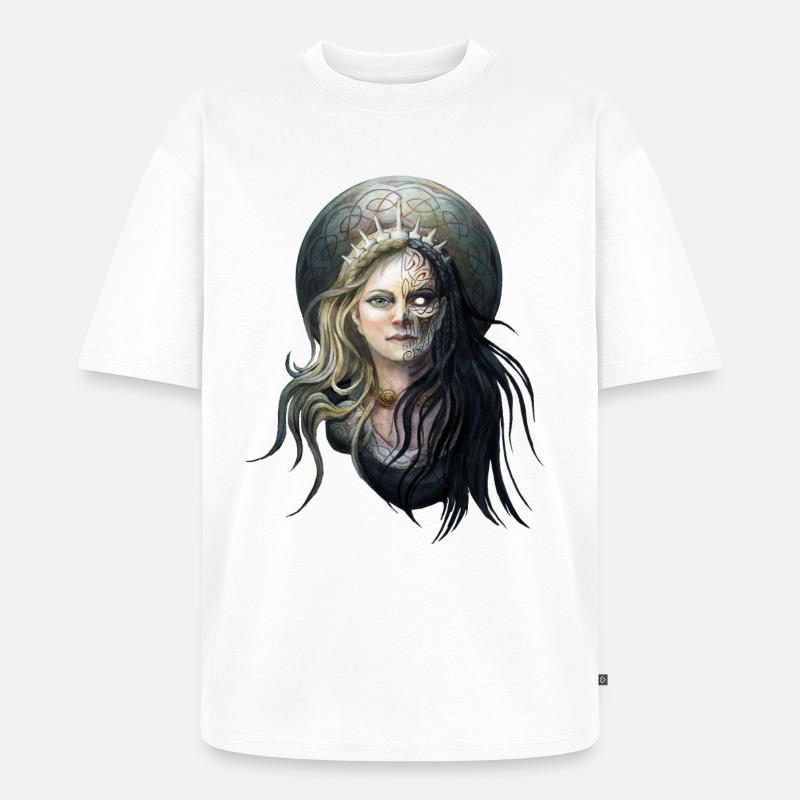 Hel - Unisex Premium Oversized Bio T-Shirt - Weiß