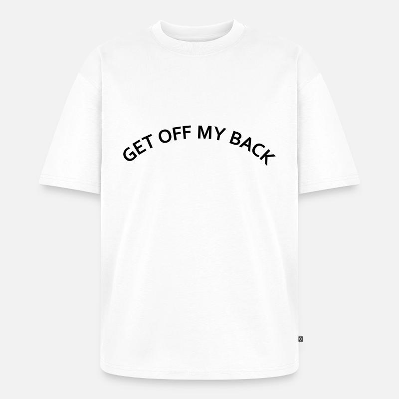 Laisse-moi ma liberté - T-shirt Premium bio oversize Unisexe - blanc