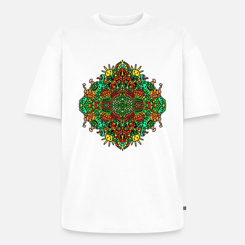 Couleurs d'été - T-shirt Premium bio oversize Unisexe - blanc