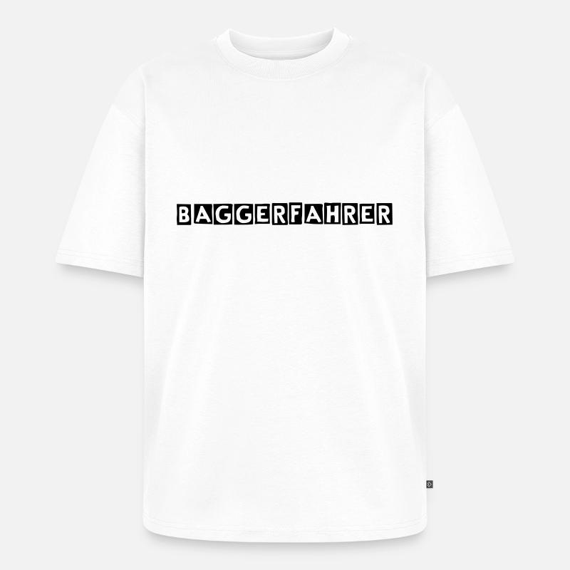 Bagger - Unisex Premium Oversized Bio T-Shirt - Weiß