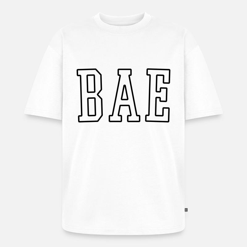 BAE - Unisex Premium Oversized Bio T-Shirt - Weiß