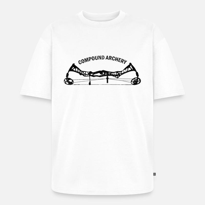 Compound black - Unisex Premium Oversized Bio T-Shirt - Weiß