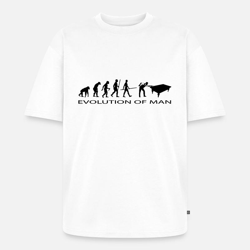 (snooker_final) - Unisex Premium Oversized Bio T-Shirt - Weiß