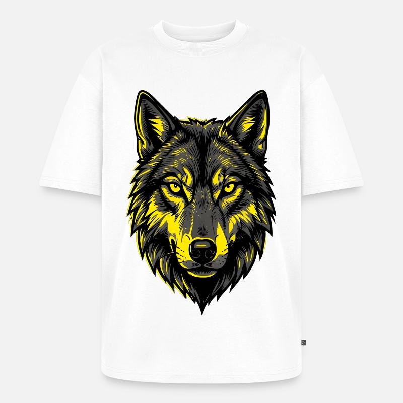 Der Alpha - Unisex Premium Oversized Bio T-Shirt - Weiß