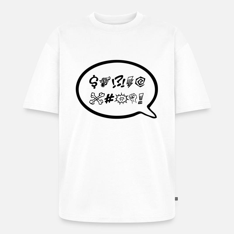 Fluch - Unisex Premium Oversized Bio T-Shirt - Weiß