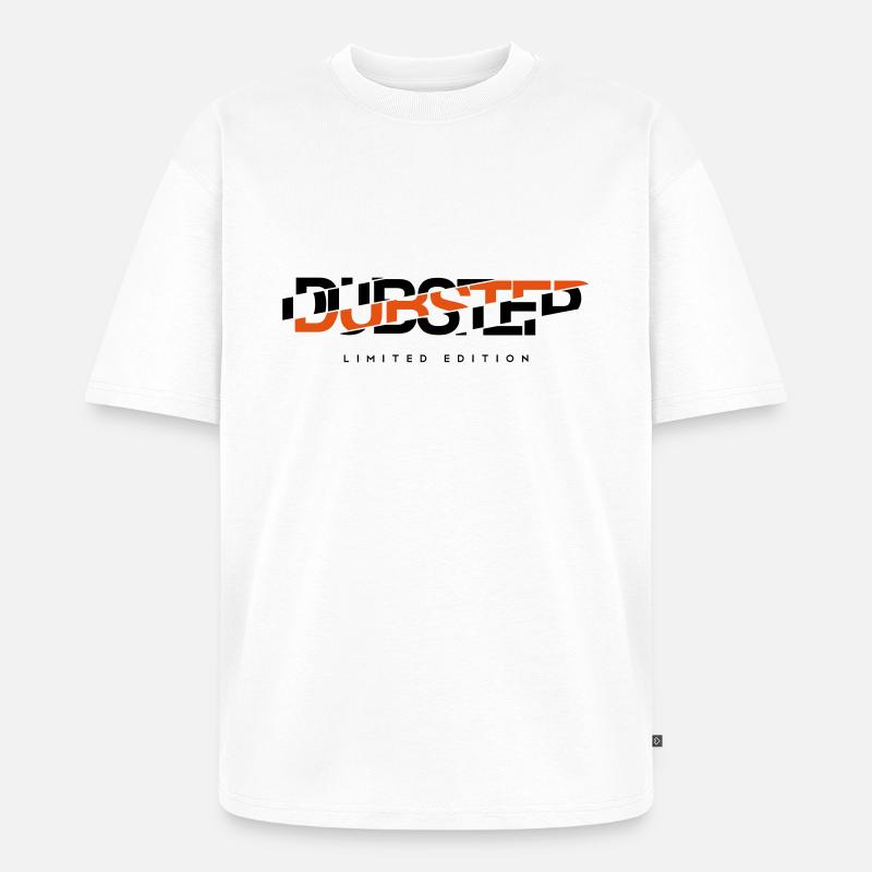 dubstep LE - Unisex Premium Oversized Bio T-Shirt - Weiß