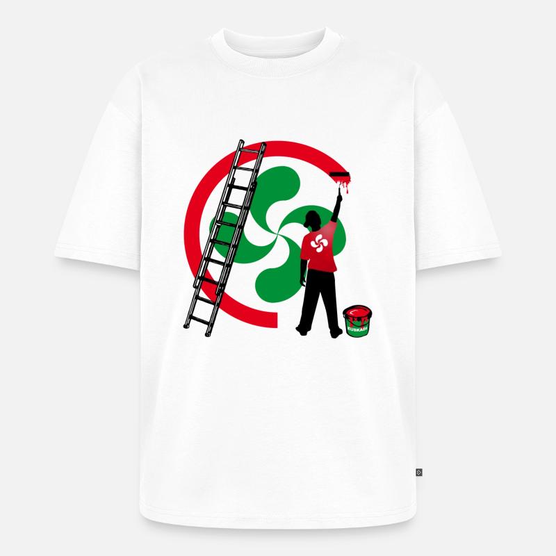Euskadi - Unisex Premium Oversized Bio T-Shirt - Weiß