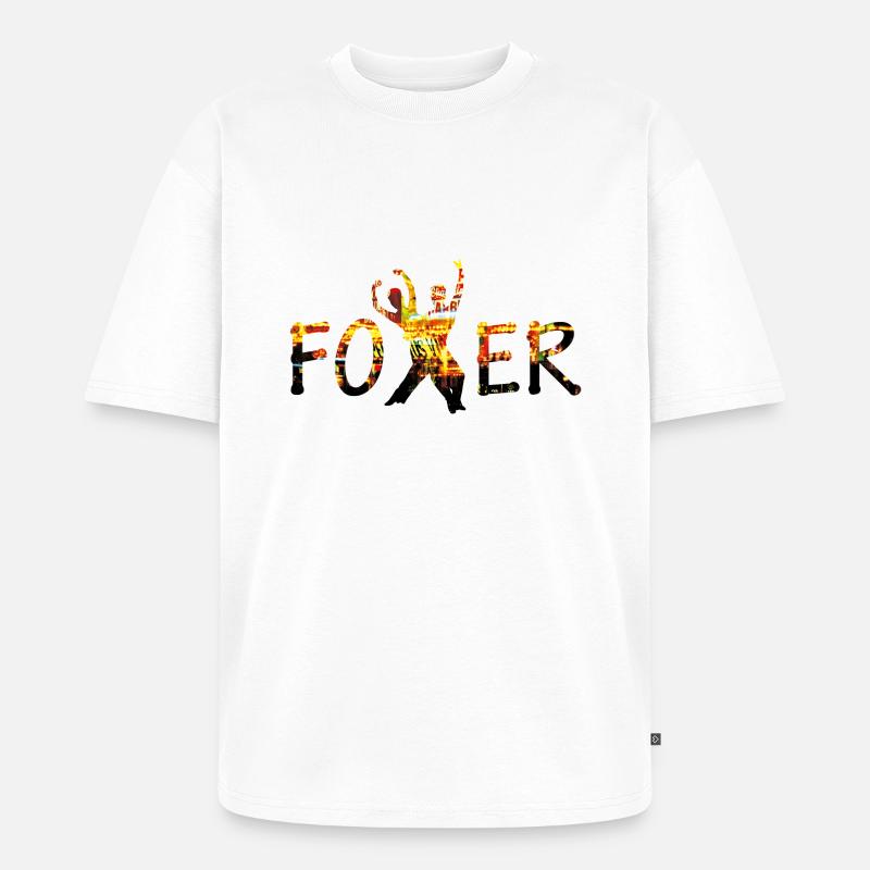 discofoxer - Unisex Premium Oversized Bio T-Shirt - Weiß
